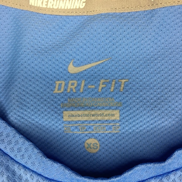 Blue Nike Top Shirt Dri Fit - Picture 5 of 8
